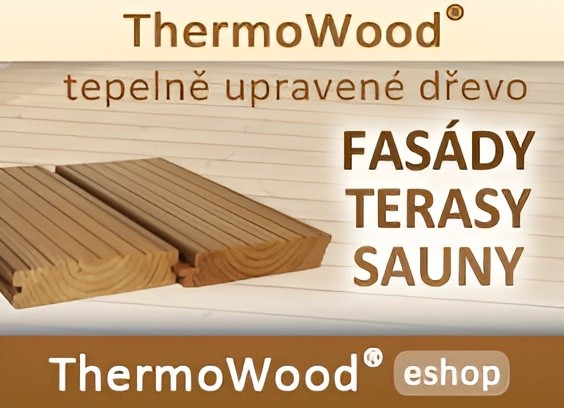 Dřevěné fasády, terasy a sauny z materiálu ThermoWood®